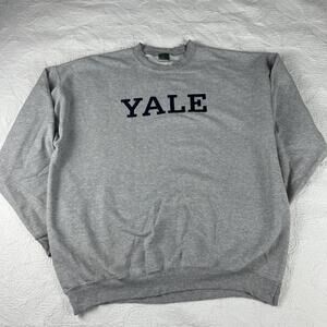 Yale University Sweater Men’s Large Gray Crewneck Ivysport College